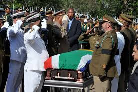 The 1st Sight of MANDELA'S COFFIN