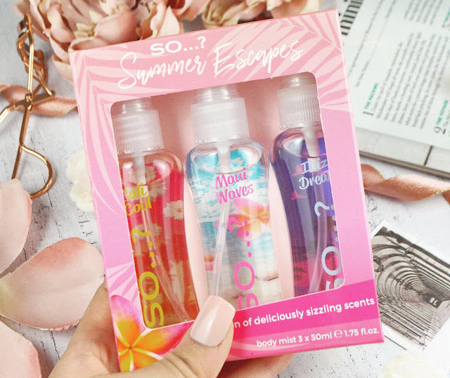 New Releases from So...? Fragrance - Sorbet Dream Body Mist & Eau De Parfum and Summer Escapes Travel Set, Lovelaughslipstick Blog