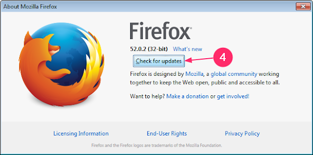 cara memperbarui firefox