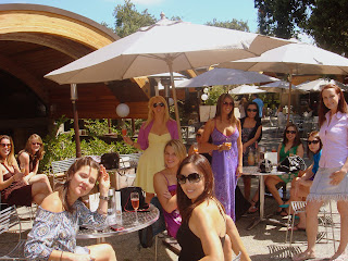 bachelorette party Napa