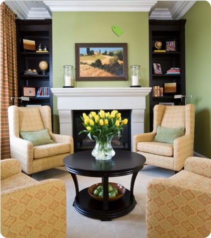chairs around coffee table