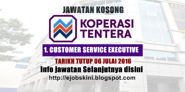 Jawatan Kosong Koperasi Tentera - 06 Julai 2016