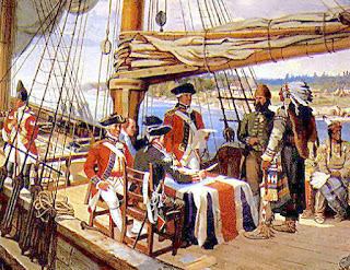 Sir John Johnson at the Toronto Purchase at the Bay of Quinte, 1787