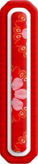 Alfabeto Rojo con Flores Blancas.