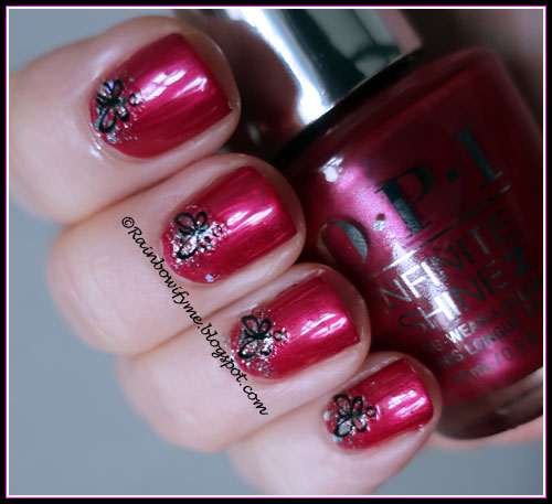 OPI Infinite Shine: Merry In Cranberry