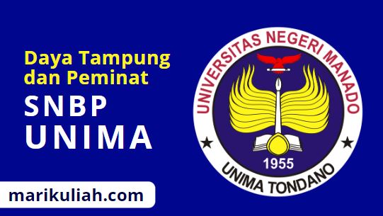 Daya Tampung dan Peminat SNBP UNIMA