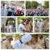 ईद की नमाज़ सकुशल सम्पन्न ,ईदगाह उजारियावं पर थाना प्रभारी  ने आम जनता से गले मिल कर दी  ईद की बधाई 