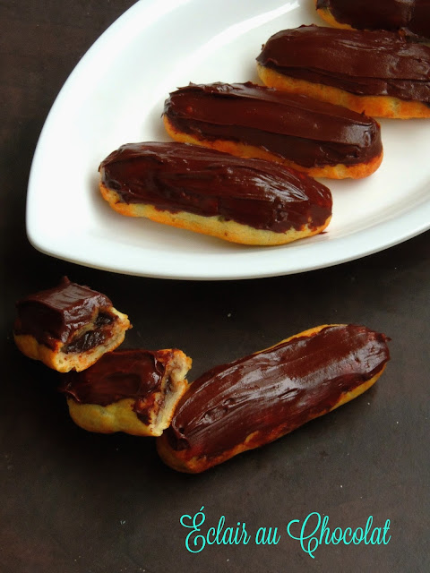 Éclair au Chocolat, Chocolate eclairs