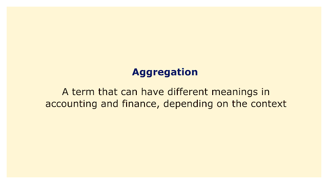 A term that can have different meanings in accounting and finance, depending on the context.