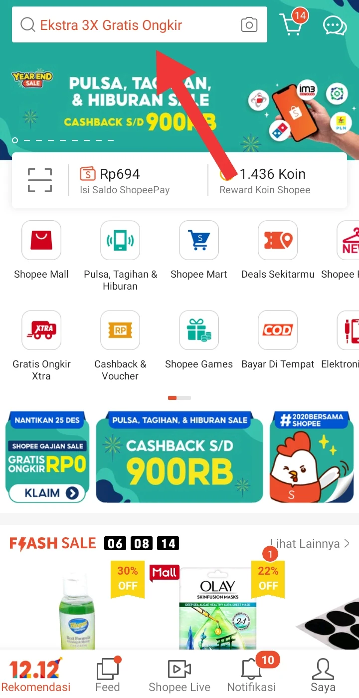 Cara Membeli Pulsa & Kuota Murah di Seller Shopee