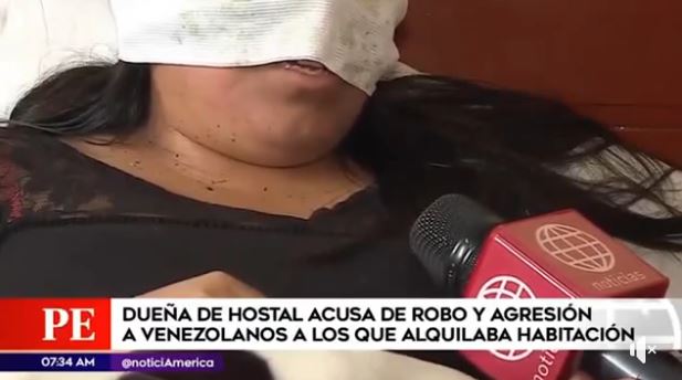 Venezolanos acuchillaron a la dueña de la casa donde vivían en Perú