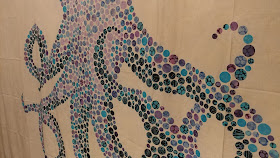 Octopus quilt made with circles