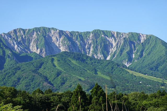 鳥取県道305号大山佐摩線　香取付近からの眺望