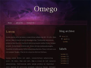 Omego Blogger Template