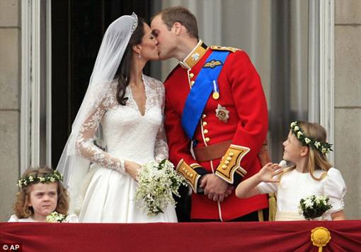 Foto Suasana Pernikahan Pangeran William dan Kate Middleton di Westminster Abbey