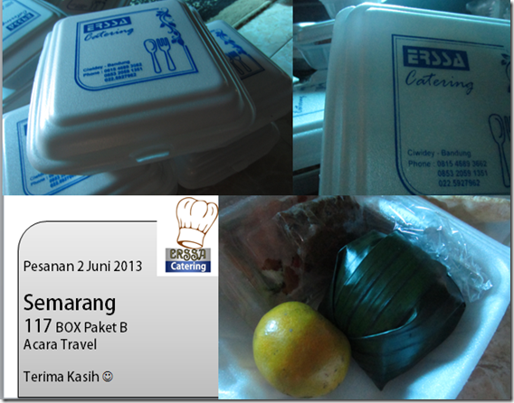 pesanan SEMARANG ERSSA CATERING CIWIDEY