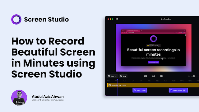 How to Record Beautiful Screen in Minutes using Screen Studio