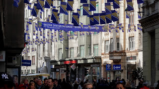 Annual celebration in Sarajevo streets