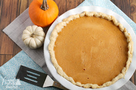 This perfectly spiced & tangy Triple Spice Pumpkin Buttermilk Pie is about to replace your traditional pumpkin pie.