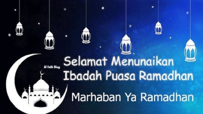 50 Gambar Ucapan Marhaban Ya Ramadhan Selamat Datang Bulan 