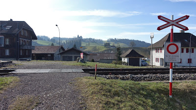 Bahnübergang beim Bahnhof Sumiswald-Grünen