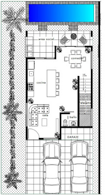 Planos constructivos de casas para solicitar financiamiento bancario en San Pedro Sula