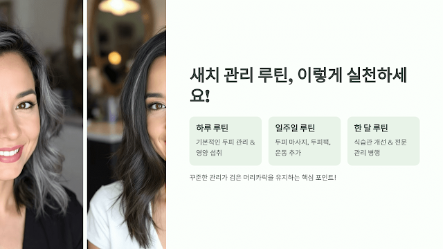 실천하는-새치-관리-루틴