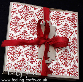 Adorable Box for a Home Made Christmas Ornament featuring Stampin' Up! Product designed by Bekka www.feeling-crafty.co.uk