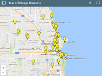 Map of Chicago Museums