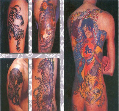 japan tattoos - Tiger
