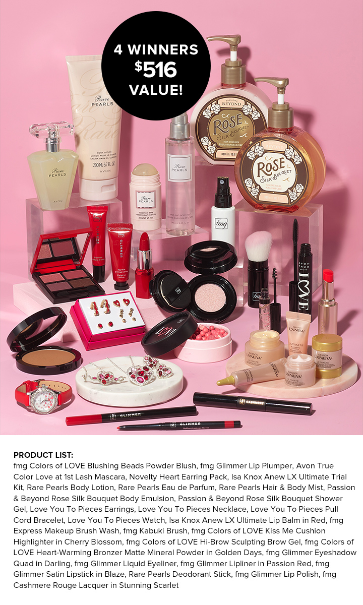 February 2023 AVON Monthly Be Mine Forever #Sweepstakes - #Win #Free #Products