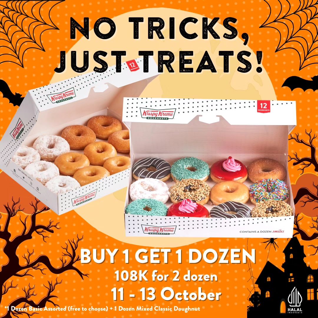 Promo KRISPY KREME Periode 11 - 13 Oktober 2023