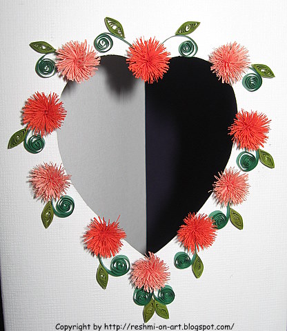 flower patterns and designs. Fringed flower design
