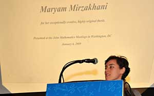 maryam  mirzakhani