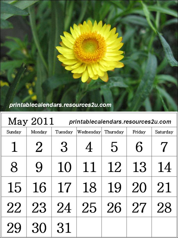 calendar may 2011 template. This simple Calendar 2011 May