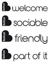 Be (Belfast) welcome, sociable, friendly, part of it