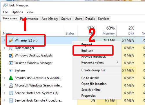 Cara Mematikan Aplikasi Not Responding via Task Manager