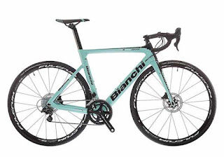 Bianchi Aria disc 2018 con gruppo Campagnolo Potenza