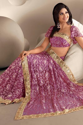 Pink-Color-Bridal-Saree