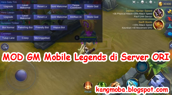   kembali lagi dengan saya mimin Resmi MOD GM Mobile Legends Kini Mau Rilis di Server ORI - Mobile Legends