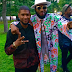 Jeremiah Ogbodo poses with JayZ, Usher and other US celebrities at the Global Citizen Festival
