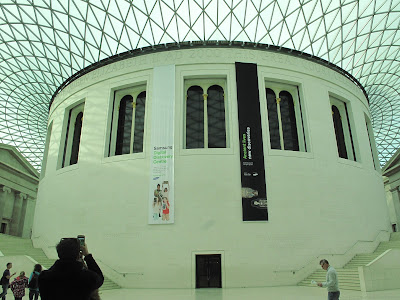 The unforgettable entrance court at the British Museum. It never gets old.