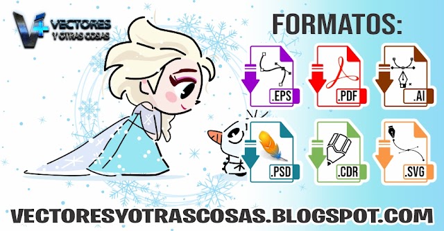 Princess en vector - Elsa