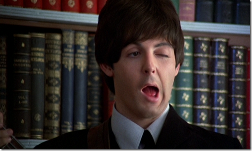 Paul McCartney wink