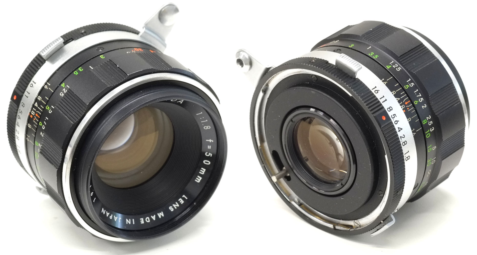 カメラ レンズ(単焦点) M42 MOUNT SPIRAL: Auto MIRANDA 5cm F1.9 and 50mm F1.8