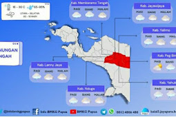 Ini Wilayah di Papua Berpeluang Hujan Intensitas Sedang Hingga Lebat