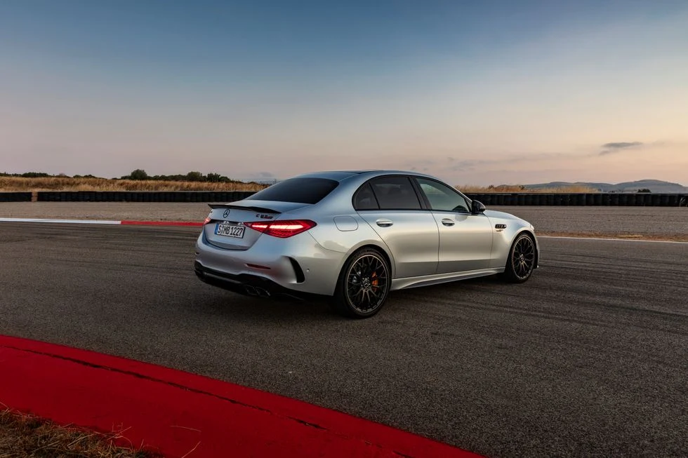 2024 Mercedes-AMG C63 Drops Four Cylinders but Gains a Hybrid