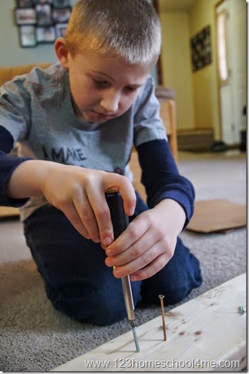 Observing the effects of inclined planes on screws