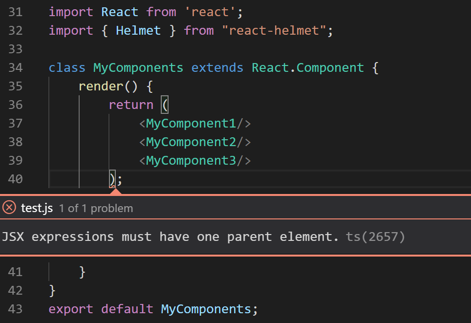 How to Fix “JSX expressions must have one parent element” in React