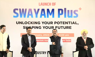 Ministry of Education launched the SWAYAM Plus platform